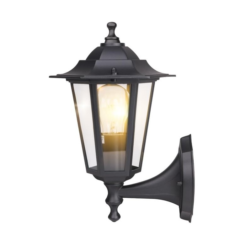 Bright Source Outdoor 6-Sided Cage Lantern, Traditional Coach Style, IP44,
