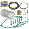Clutch Kit & Friction Steel Plates Cover Gasket Compatible with