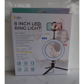 BRILLIANT IDEAS 8 Inch LED Ring Light for Cell Phone