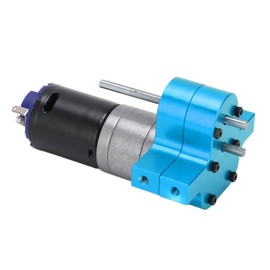 RC Transmission, RC Speed Change Transmission Metal Speed Change Transmission with 370 Motor for WPL C14 1/16 RC Military Truck (Blue) Car Model Toy