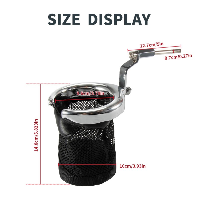 PSLER Rear Passenger Drink Cup Holder for Goldwing GL1800 2001-2017