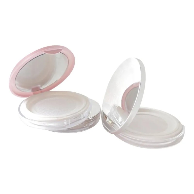 Contenedor De Polvo Compacto De 2 Piezas Con De Malla