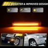 OFFKAT 2X Amber Lens Full LED Front Side Marker Lights