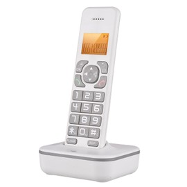Mingzhe D1102B Teléfono inalámbrico con contestador automático Identificador de llamadas/llamada en espera Pantalla LCD retroiluminada de 1,6 pulgadas