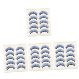 Ipetboom Sets Professional Cosplay Lashes Eyelash Extensions Rhinestones Fake Lash for Day Night Makeup Pairs