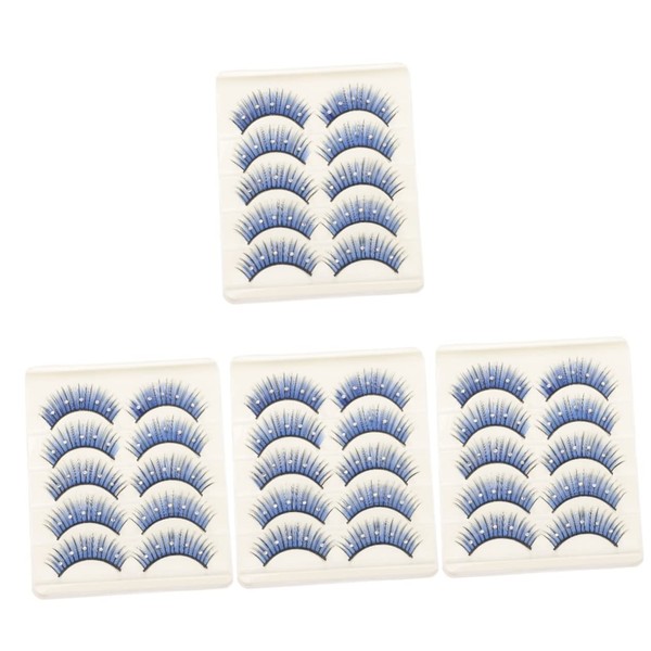 Ipetboom Sets Professional Cosplay Lashes Eyelash Extensions Rhinestones Fake Lash