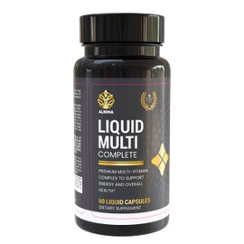 ALNIMA Halal Liquid Multivitamin Complete – Energy & Immune Support with 29 Essential Nutrients | 60 Liquid Capsules – Halal Certified, Non-GMO, Made in USA