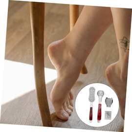 Baluue Foot Care Kit Foot File Exfoliator Set for Dead Skin Removal Lightweight Pedicure Tools for Home Professional Use Easy to Clean Durable