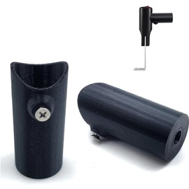 Azxhilarate Garage Door Sensor Sun Shade Protector, Compatible with Genie Sensors, 2 Pack, Black