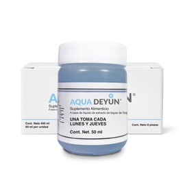 AQUA DEYUN | (kit mensual) Hecho con ingredientes 100% naturales | 8 dosis de 50 ml