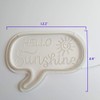 DIVATLA Unique Hello Sunshine Neon Sign with 3D Art, Powed