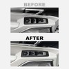 4PCS Car Window Switch Panel Cover Side Door Lock Lift