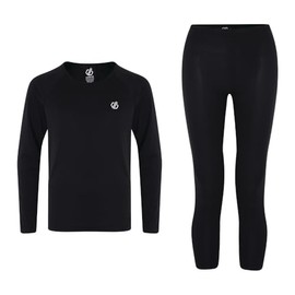 Dare2B Boy's Elate III Thermal Baselayer Set Base Layer, Black, 14 Years