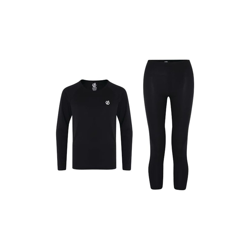 Dare2B Boy's Elate III Thermal Baselayer Set Base Layer, Black,