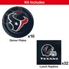 Trendware Houston Texans Paper Plate and Napkin Party Kit, Serves