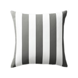 Hyper Cover Outdoor Cushion Covers with Vertical Stripes Design (50x50 cm, Charcoal)- Perfect for Outdoor Furniture, Couches, Throw Pillows - Durable and Stylish Pillow Cases