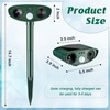 Kittmip Ultrasonic Animal Repellent Outdoor Solar Powered Repeller Cat Dog