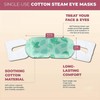 AIMALL 3PCS Steam Warm Eye Pad Mask Relieve Fatigue Over
