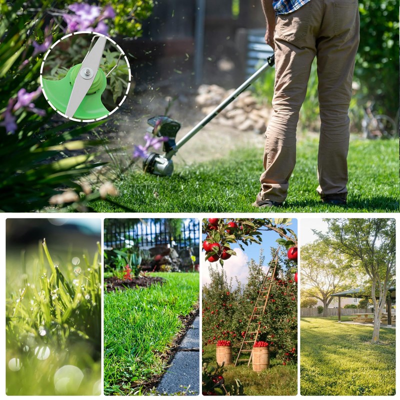 eupdd Pack of 10 Electric Grass Trimmer Replacement Blade: Metal
