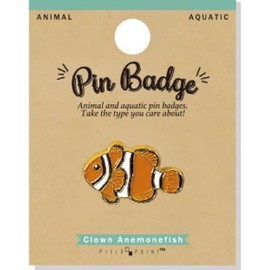 World Shoji 106836 Aquatic Pin Badge Clownfish