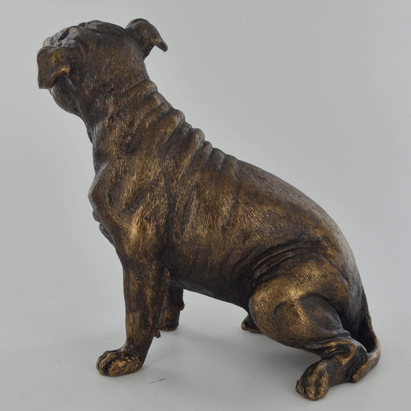 Fiesta Studios Staffordshire Bull Terrier Bronze Effect Statue Home Decor