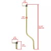 Caltric Steering Sector Drag Link Kit for John Deere D140
