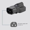 IEC320 C14 to Nema 5‑15 20R Power Adapter Professional C14