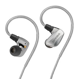 SIVGA SM100 Wired Earbuds with Mic, Zinc Alloy HiFi IEM Headphones