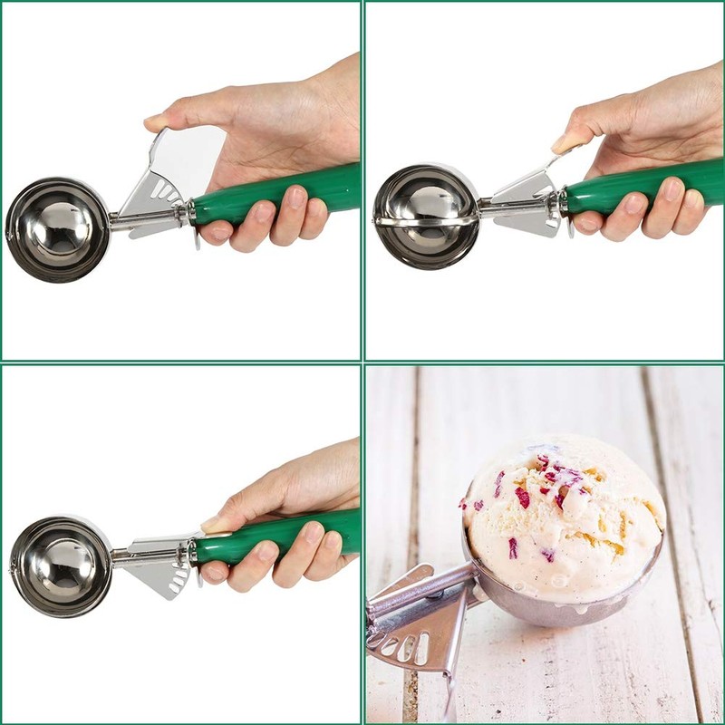 VIFERR Ice Cream Scoop Stainless Steel Cookie Scoop with Easy
