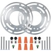 Canomo 2 Pack 4 Inches Diameter Round Universal Light Crossbar,