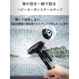 Emergency Escape Hammer, Set of 2, 3 in 1 Car Hammer, Window Glass Break with Seat Belt Cutter, Quickly Break Car Window for Emergencies, Cutting Seat Belts, Automotive and Home Rescue Hammer, Heavy