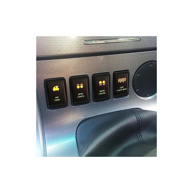 12V Push Button Switch LED Light BAR for Nissan Pathfinder