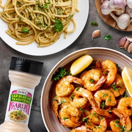 Grace Caribbean Traditions Garlic Powder - 2 Pack - Caribbean Granulated Garlic Powder - Ground Garlic Powder Seasoning for Cooking - Gluten Free Garlic Spice