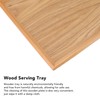 Rectangle Wood Tray Multifunctional Serving Tray for Fruit Food Pizza