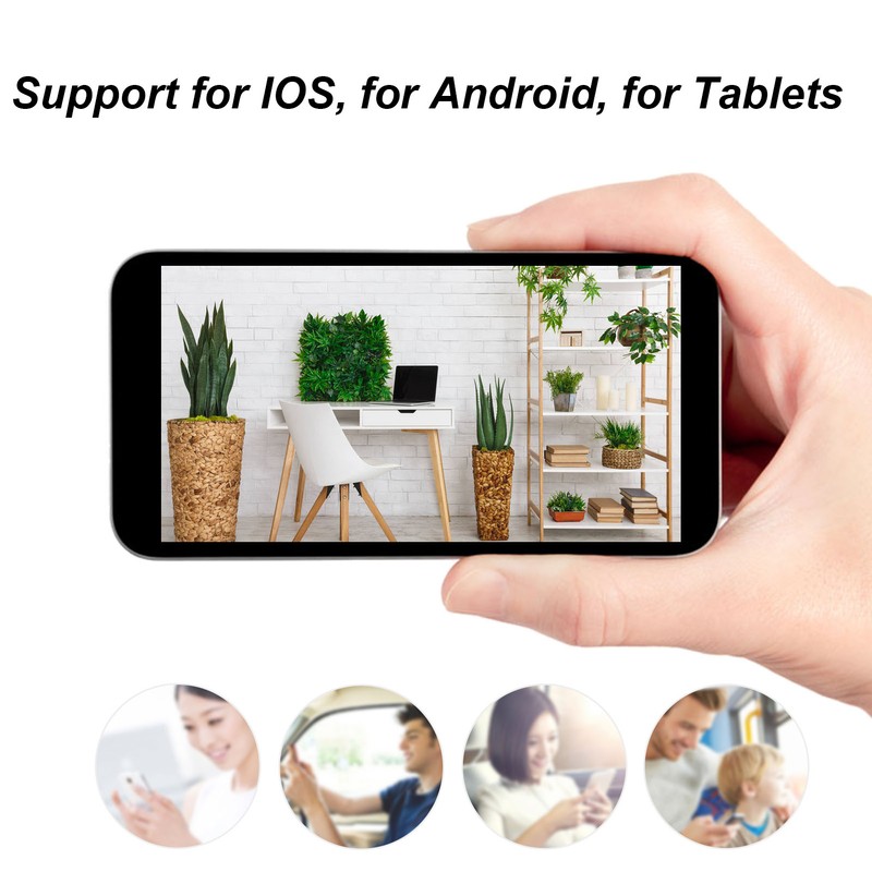 Dome Camera 3MP Outdoor Wireless Smart Night Vision Remote Monitor