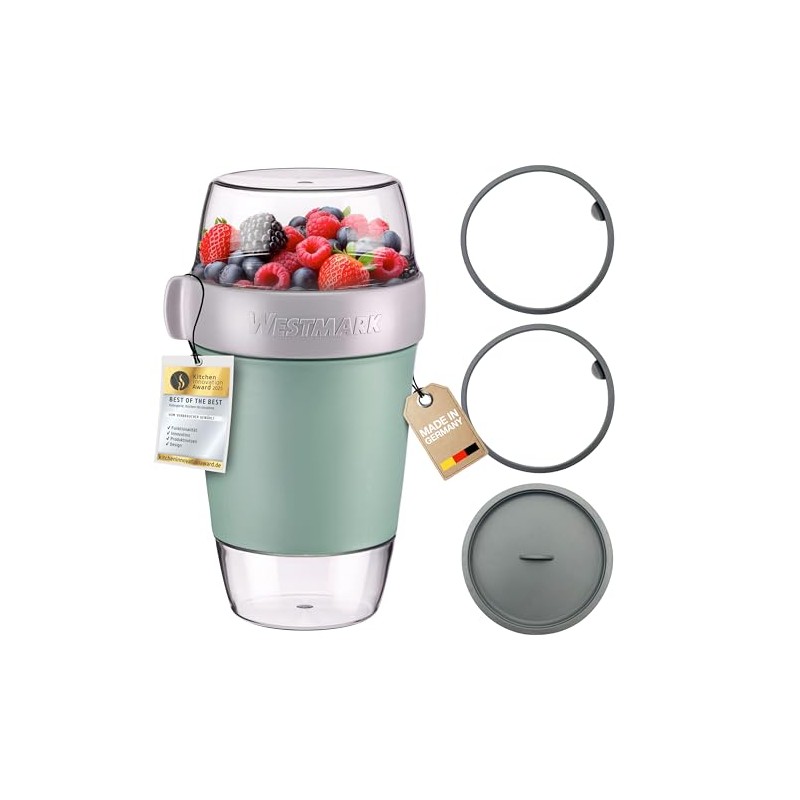 Westmark Large Lunch Pot Set - 3 Leakproof Compartments -