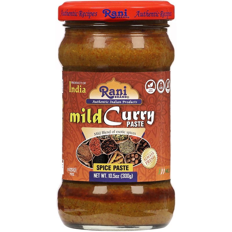 Rani Curry Paste MILD (Spice Paste) 10.5oz (300g) Glass Jar,