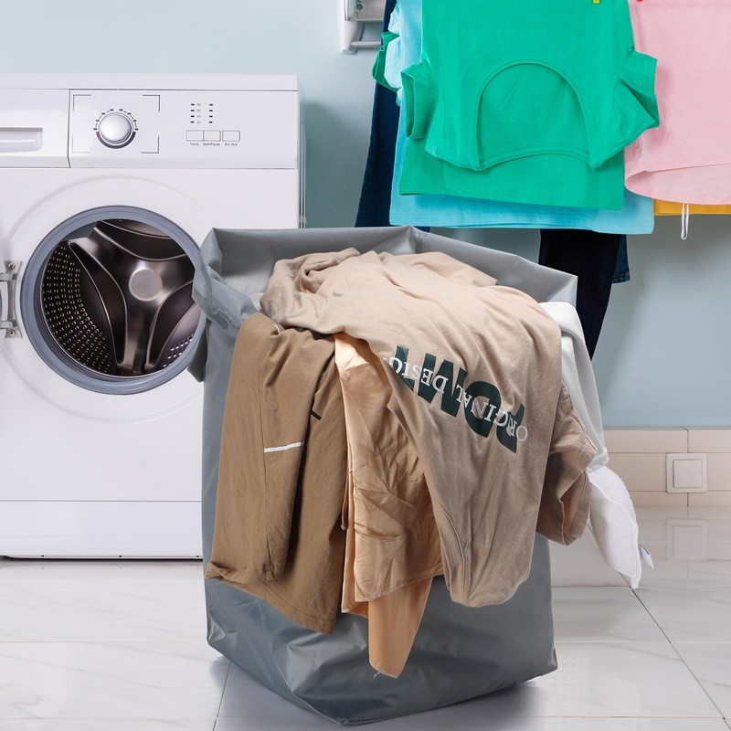SilTriangle 5 Pcs Travel Laundry Bag with Handles and Drawstring
