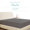 Carressa Linen 100% Egyptian Cotton King Fitted Sheet Only -