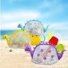 Dinosaur Mesh Beach Bag for Kids Shell Collecting Totes Portable