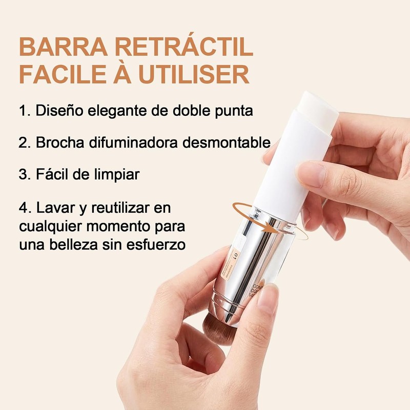 Erinde Barra de Base que Cambia con la Temperatura, Maquillaje
