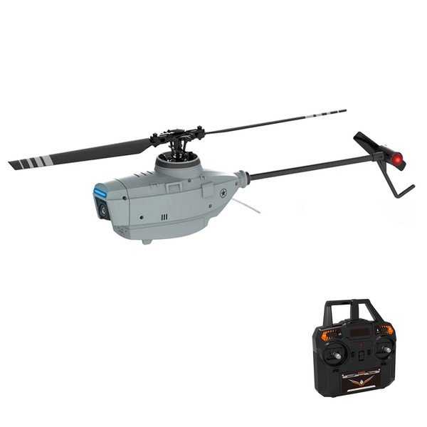 GoolRC C127 RC Helicopter with 720P Camera, 4 Channel Remote Control Helicopter, 2.4GHz RC Aircraft with 6-Axis Gyro, Altitude Hold, Optical Flow Positioning, One Key Take Off/Landing for Adults