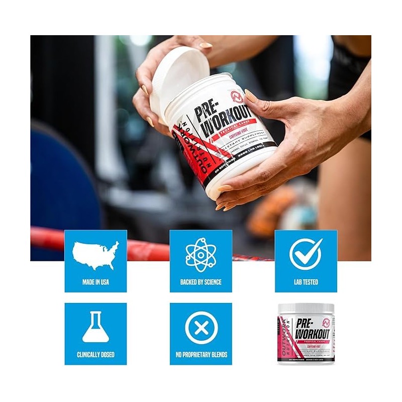 Outwork Nutrition Pre-Workout Supplement with Nootropics - Energy & Mental