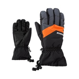 Ziener Children's Lett AS Glove Junior Ski Gloves, Winter Sports | Waterproof, Breathable, black, 7