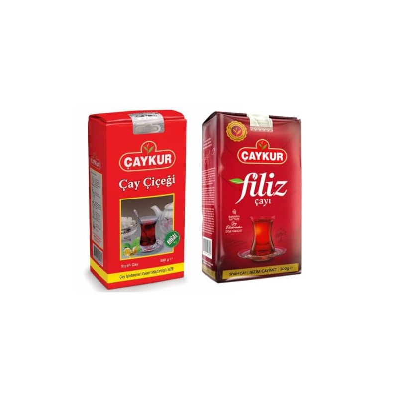 ÇAYKUR Black Tea Duo, Filiz & Caycicegi, Youngest Tea buds
