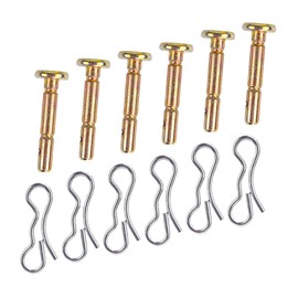Kisangel 6 Pack Shear Pin Accessories for Cycle Country Plow Replacement Shear Pins Blower Parts for Lightweight Metal