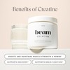 Beam Creatine Monohydrate, Micronized & Unflavored – Strength, Endurance &
