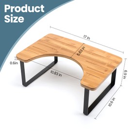 Bamboo Toilet Stool,Squatty Potty,Squatty Potty for Adults,Poop Stool,Bathroom Stool,Potty Stool,Toilet Step Stool Toddler,Poop Stool for Bathroom,Travel Squatty Potty (Brown)