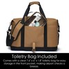 SUNNY BIRD Duffel with Utility Pouch, 40L Weekender Overnight Bag