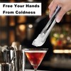 4Pcs Ice Pick Set, Stainless Steel Ice Chipper with Wood